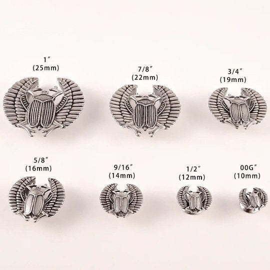 Egyptian Scarab Ear Saddle Spreader - DustyJewelz