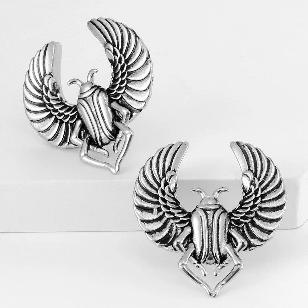 Egyptian Scarab Ear Saddle Spreader - DustyJewelz