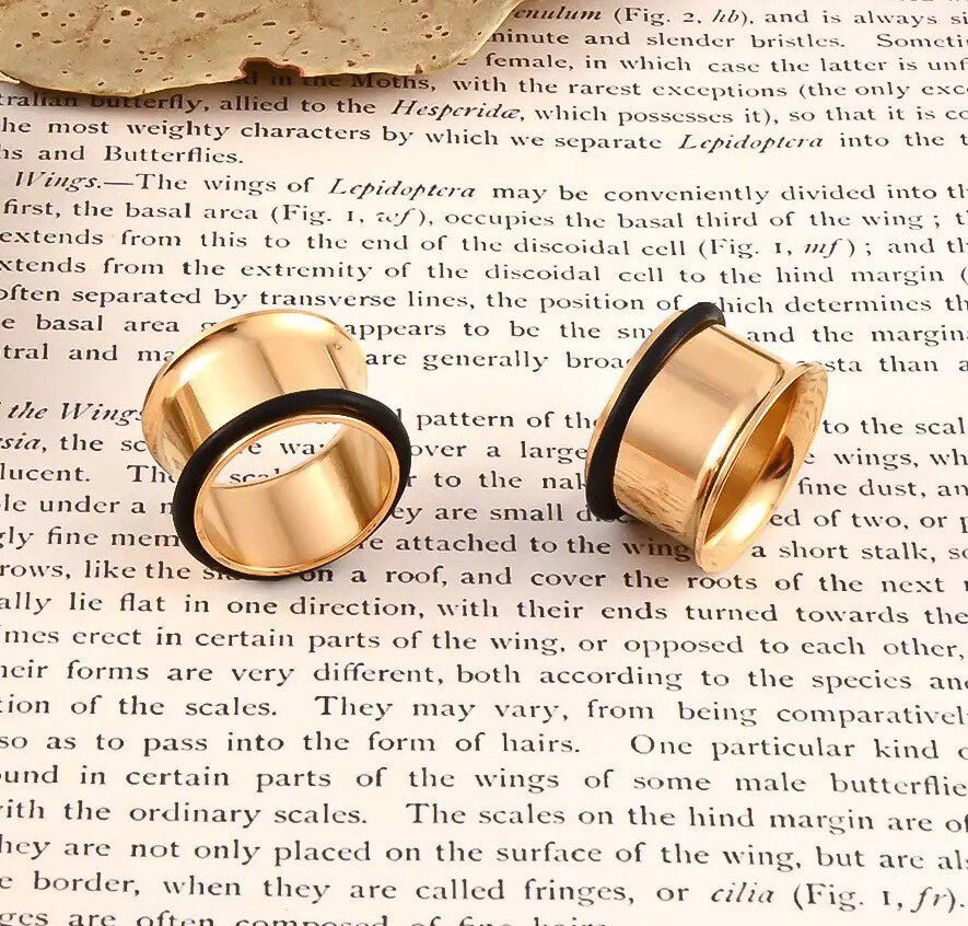 Eyelet Tunnels | Single Flare | Stainless Steel | Rubber-O Ring