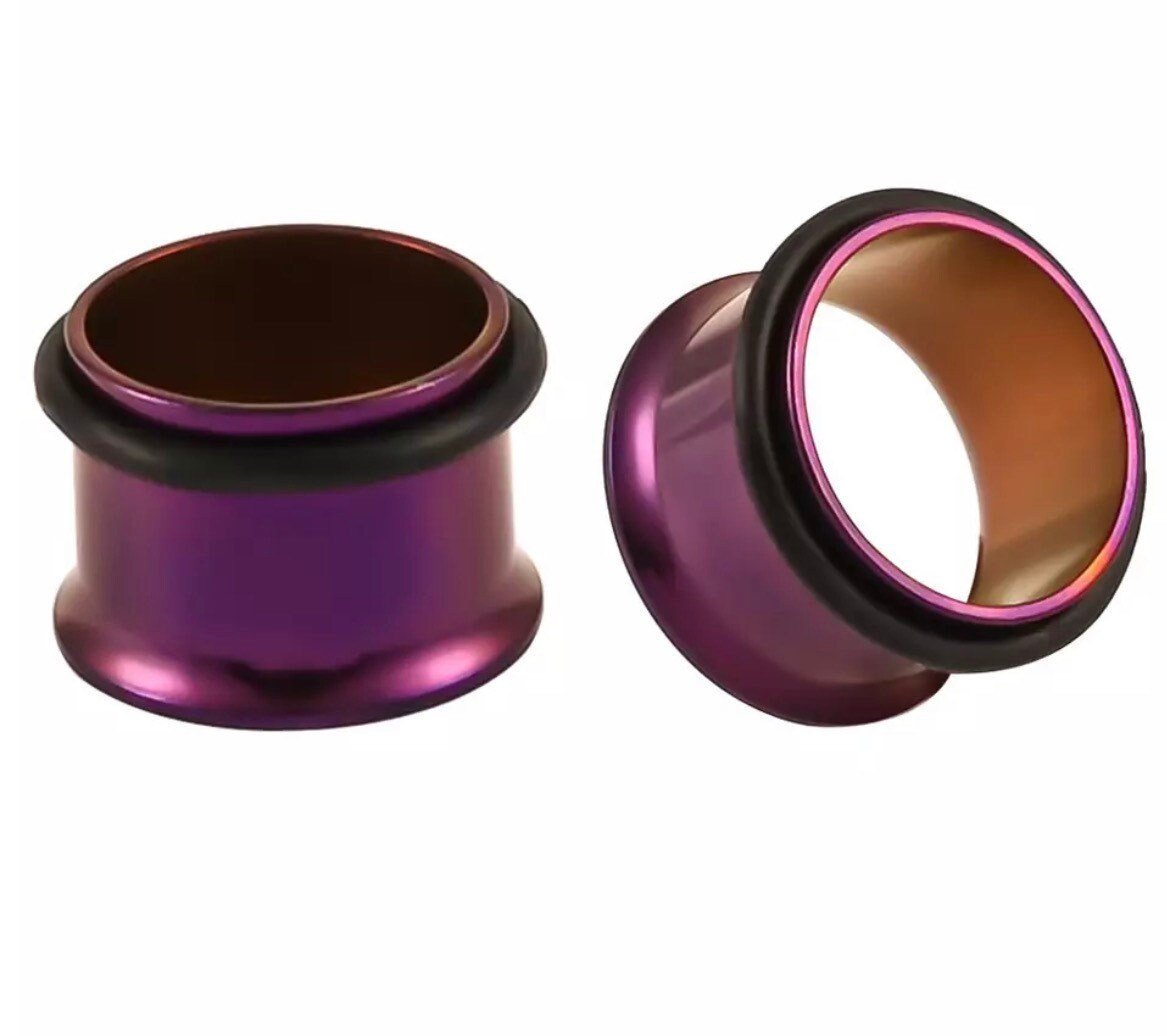Eyelet Tunnels | Single Flare | Stainless Steel | Rubber-O Ring