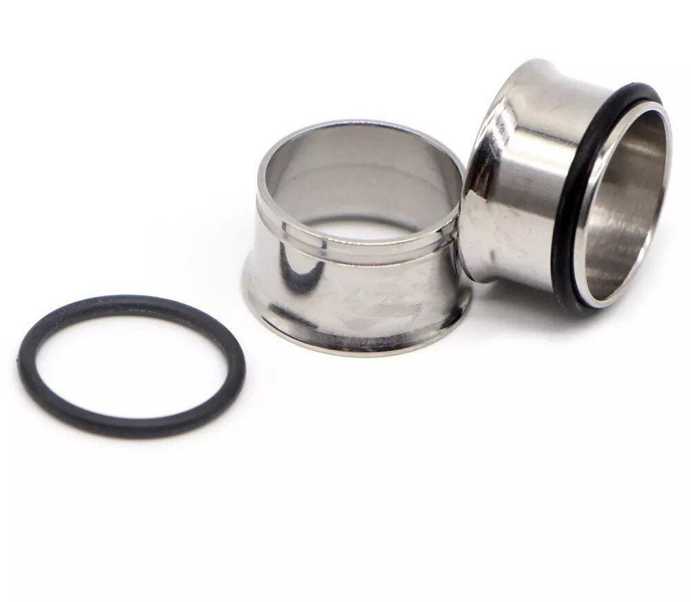 Eyelet Tunnels | Single Flare | Stainless Steel | Rubber-O Ring