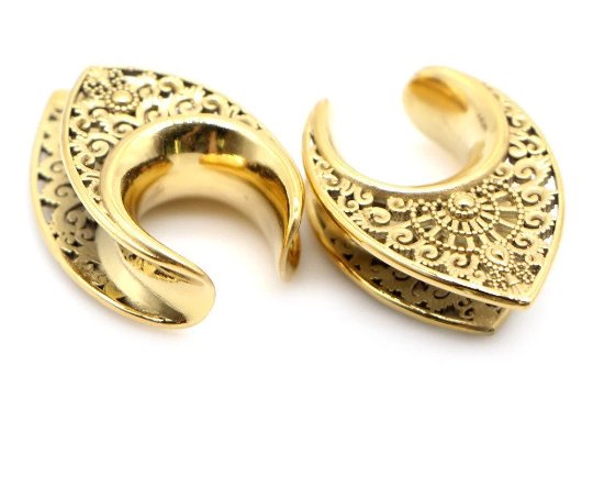 Filigree Teardrop Saddle Plugs | Lobe Spreaders