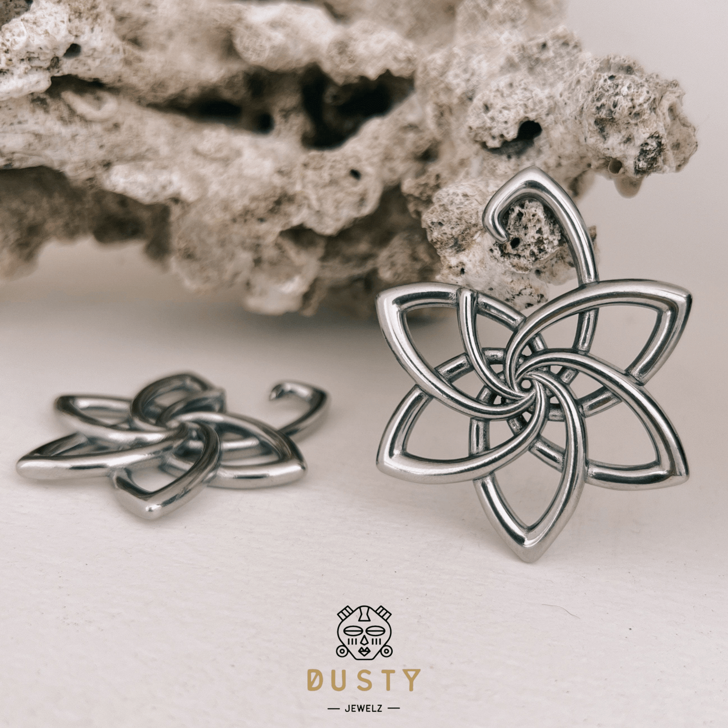 Flower Ear Weights | Lobe Hangers