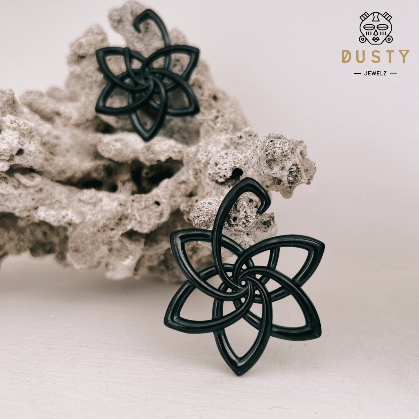 Flower Ear Weights | Lobe Hangers