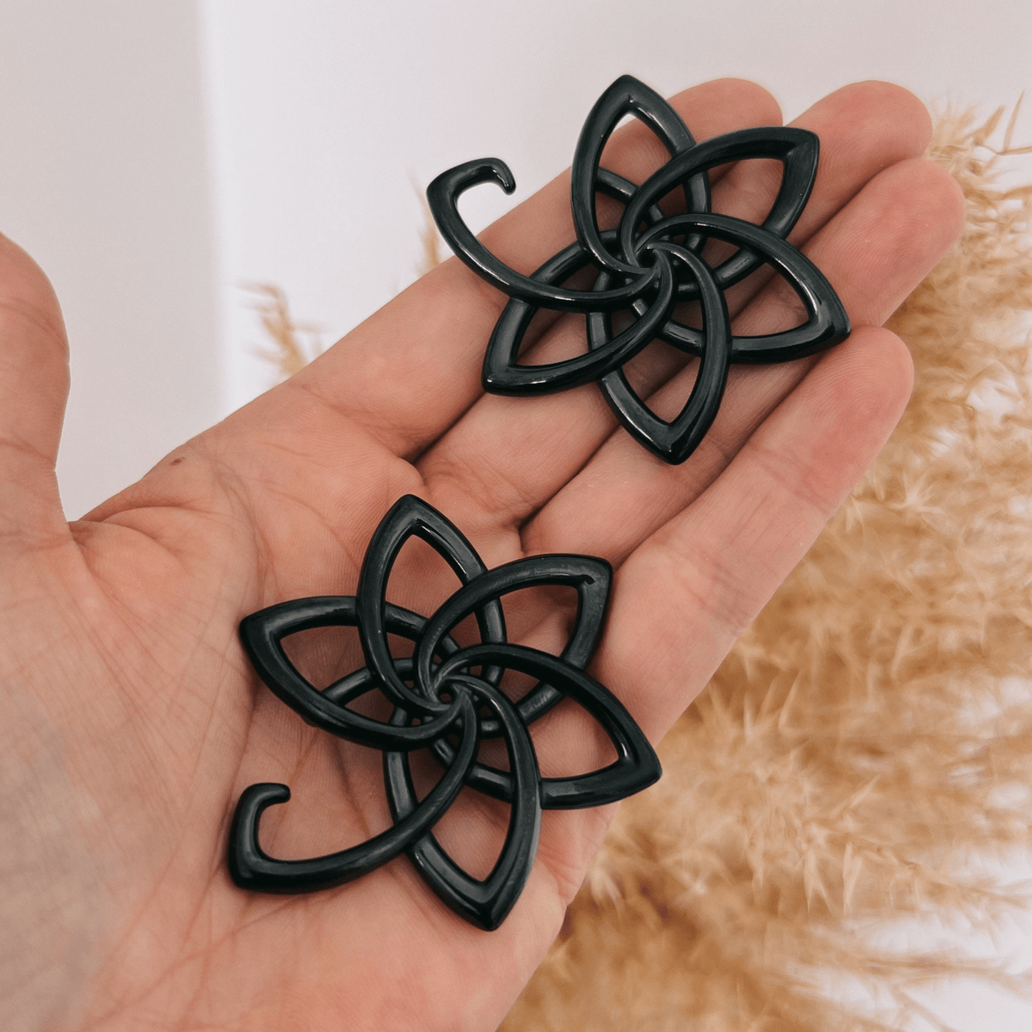 Flower Ear Weights | Lobe Hangers