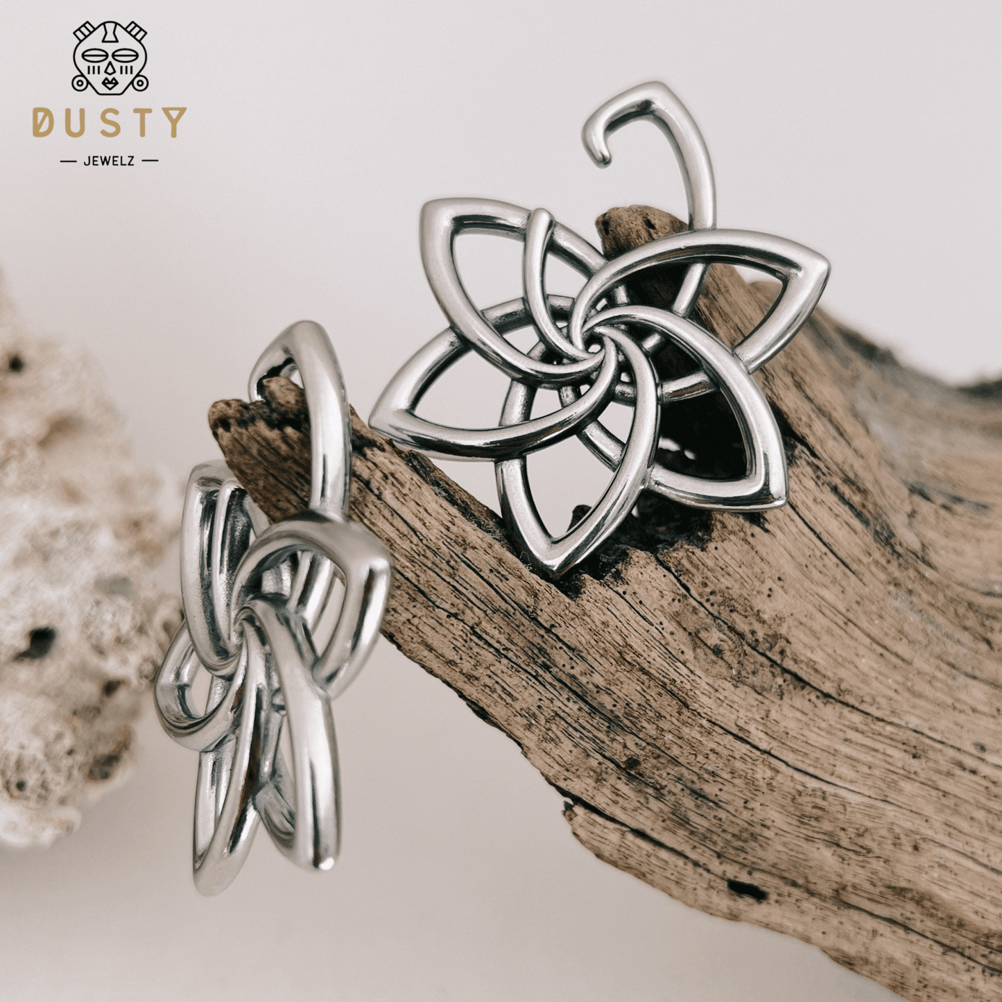 Flower Ear Weights | Lobe Hangers