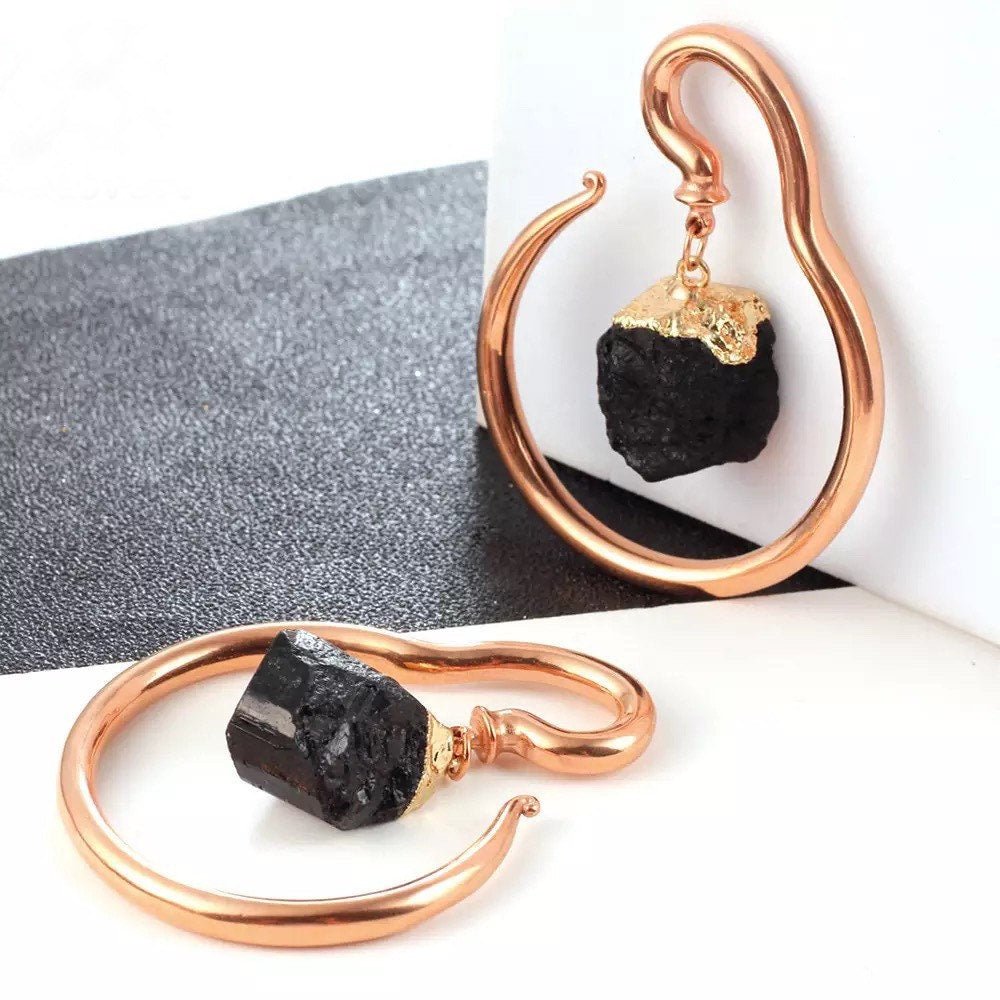 Gemstone Dangle Ear Weights