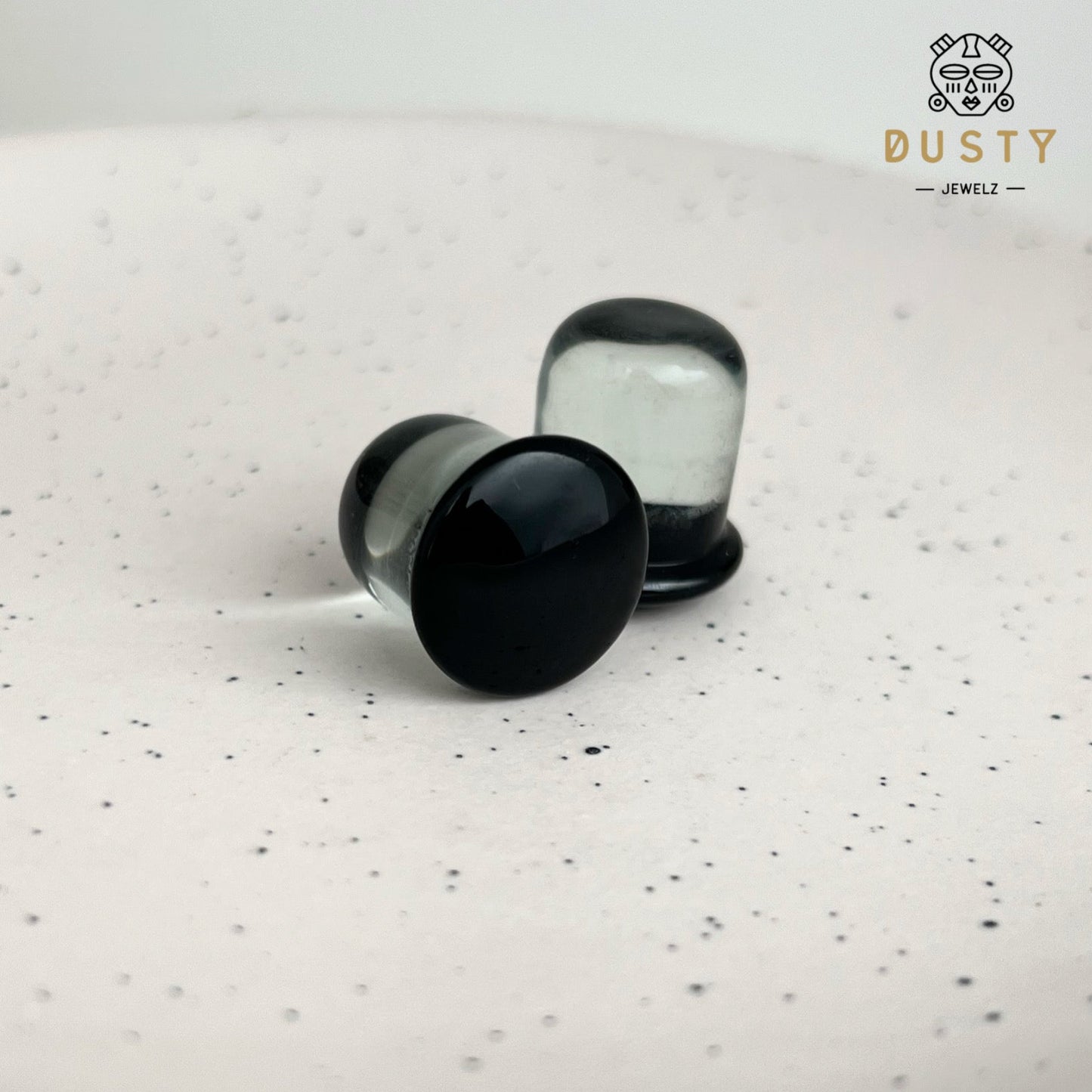 Glass Dead Stretching Plugs | Single Flare | Rubber O - Ring | 0.5mm Increments