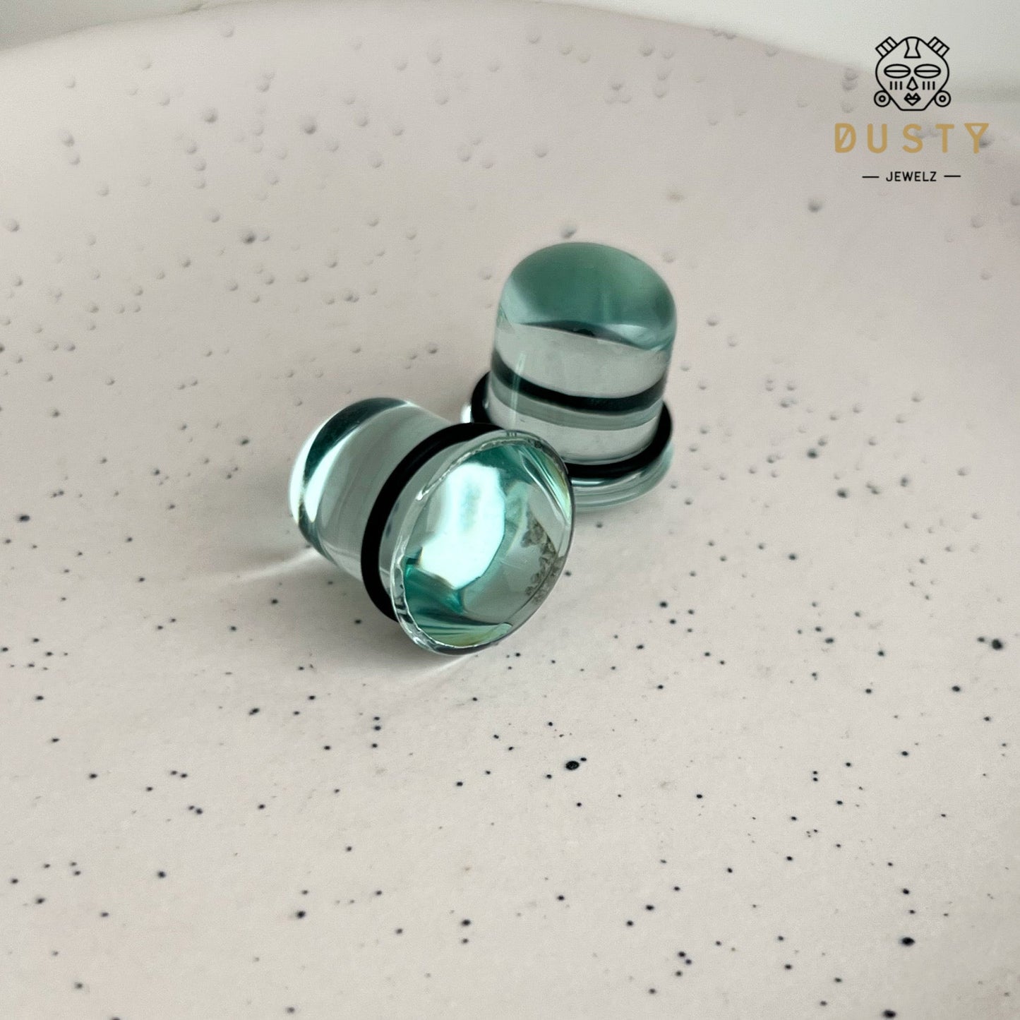 Glass Dead Stretching Plugs | Single Flare | Rubber O - Ring | 0.5mm Increments