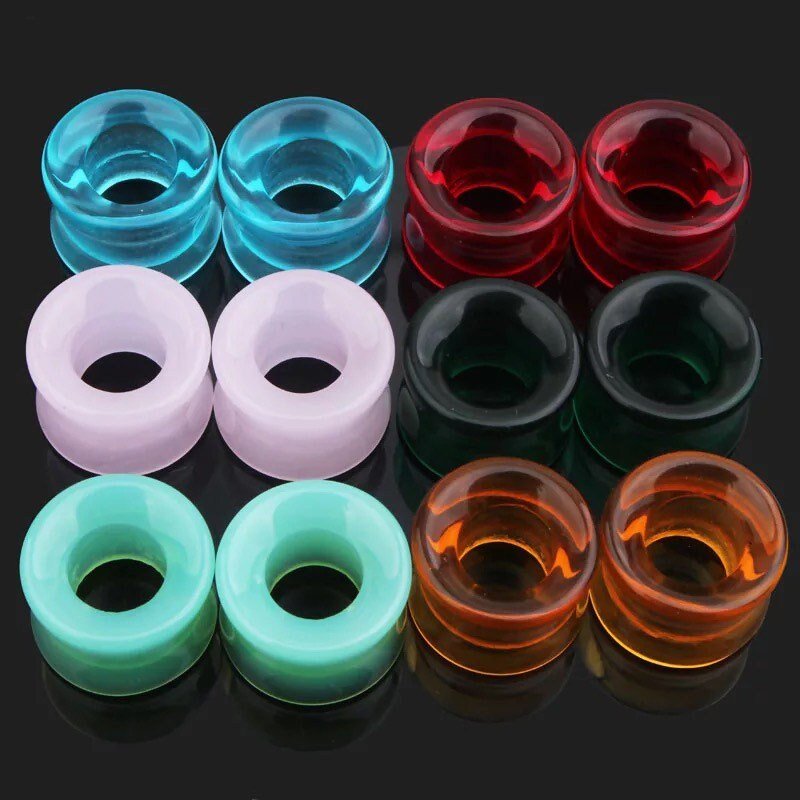 Glass Tunnels | Double Flared - DustyJewelz