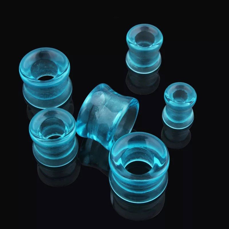Glass Tunnels | Double Flared - DustyJewelz