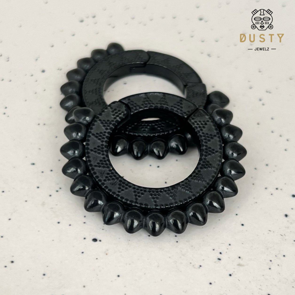 Gypsy Circle Ear Weight | Antique Lobe Hangers - DustyJewelz