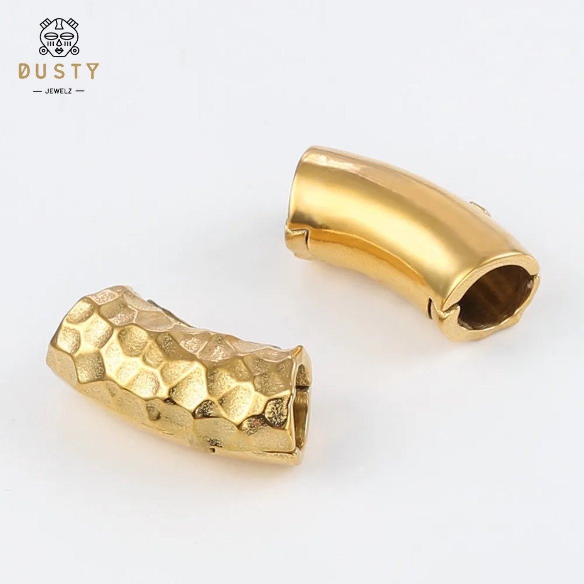 Hammered Lobe Clips | Ear Hangers | 4 Sizes - DustyJewelz