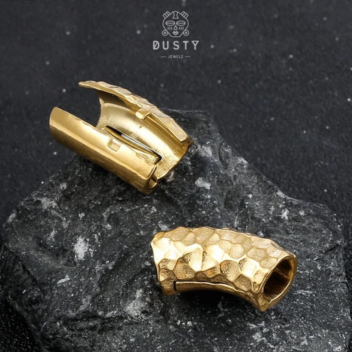 Hammered Lobe Clips | Ear Hangers | 4 Sizes - DustyJewelz