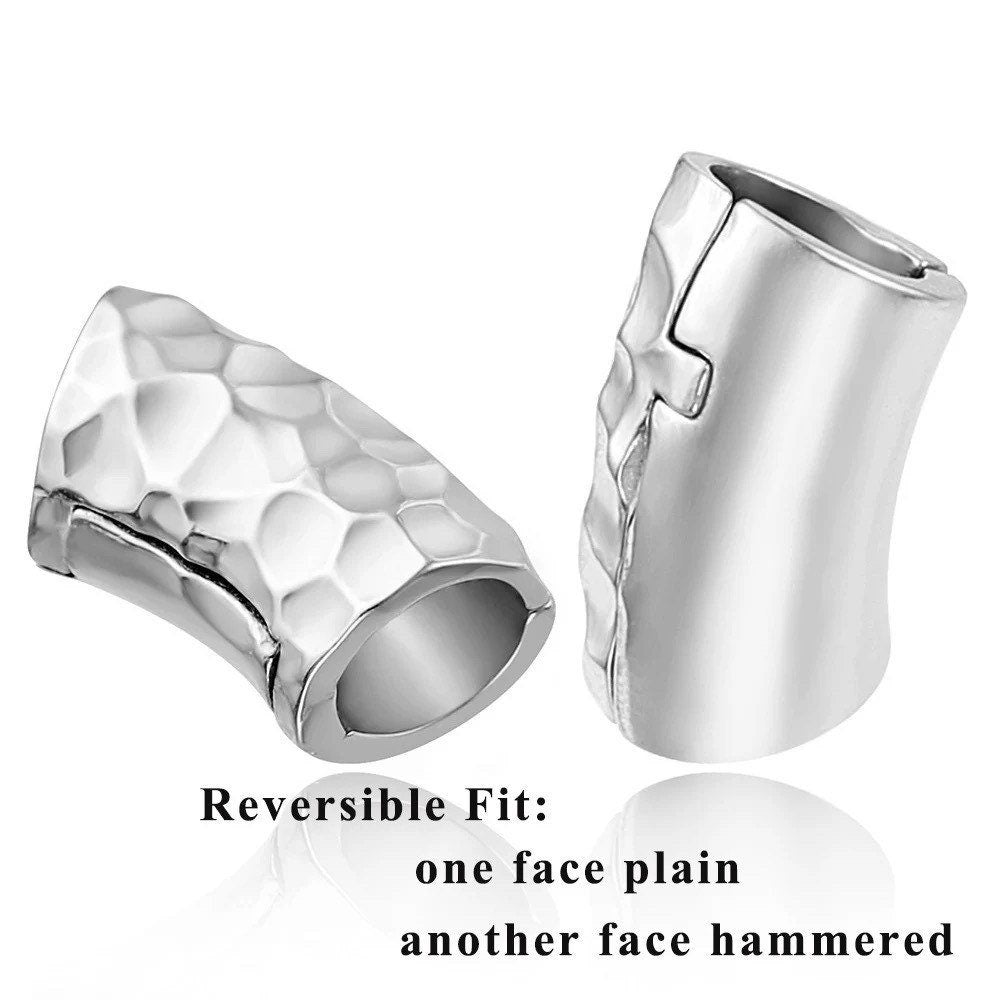 Hammered Lobe Clips | Ear Hangers | 4 Sizes - DustyJewelz