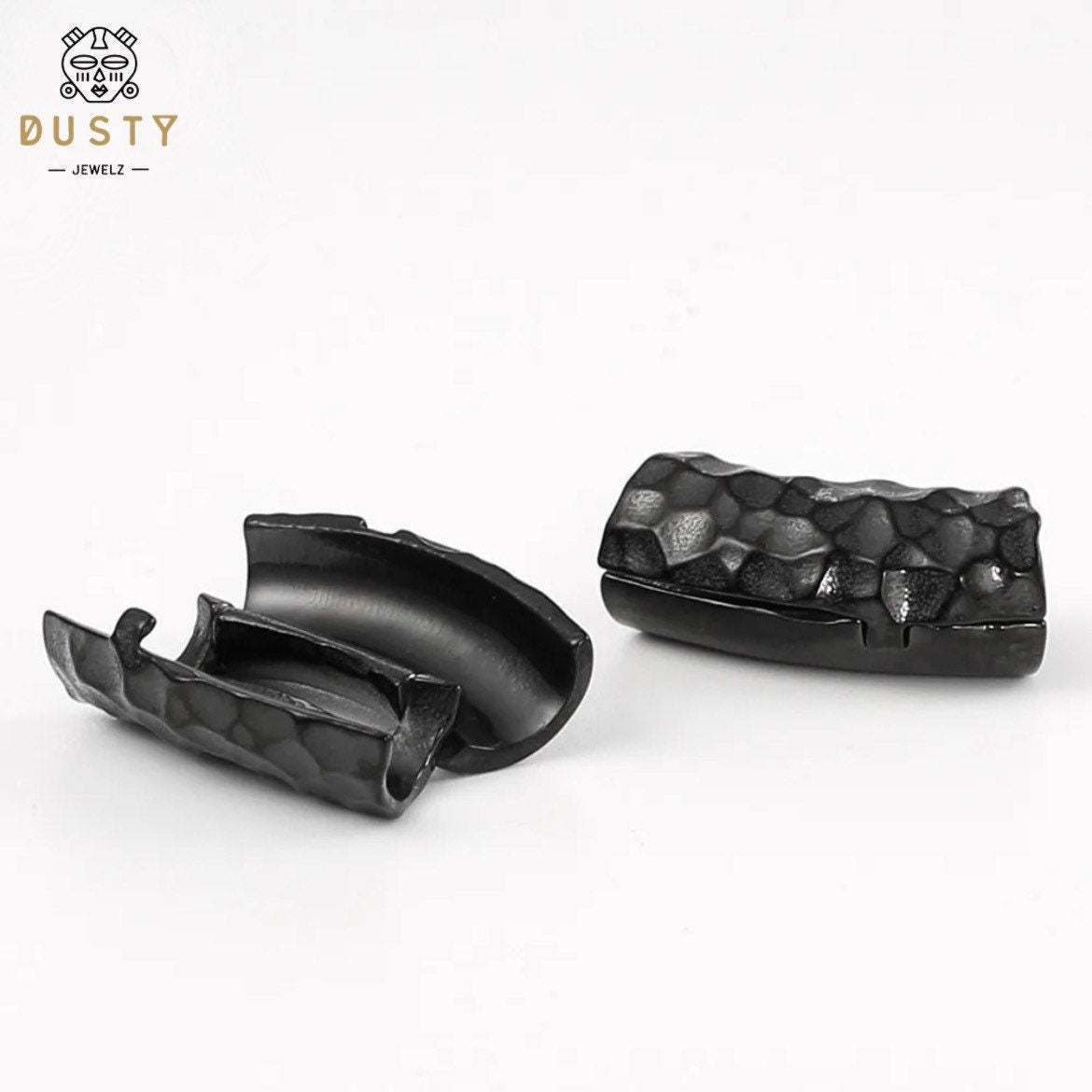 Hammered Lobe Clips | Ear Hangers | 4 Sizes - DustyJewelz