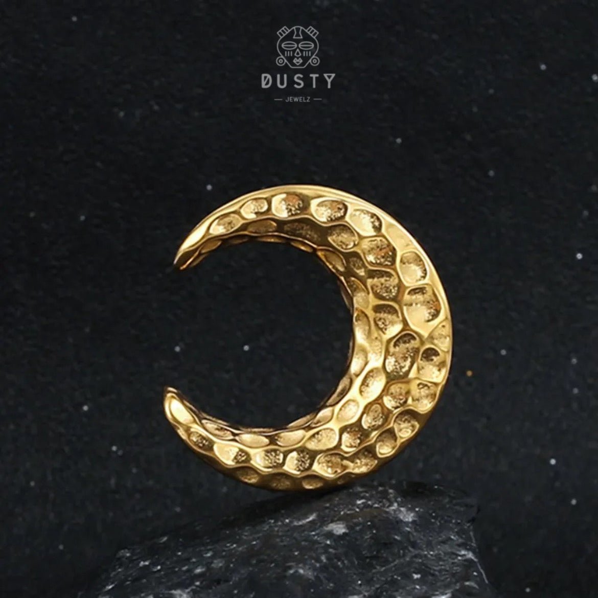 Hammered Saddle Spreader Plugs - DustyJewelz