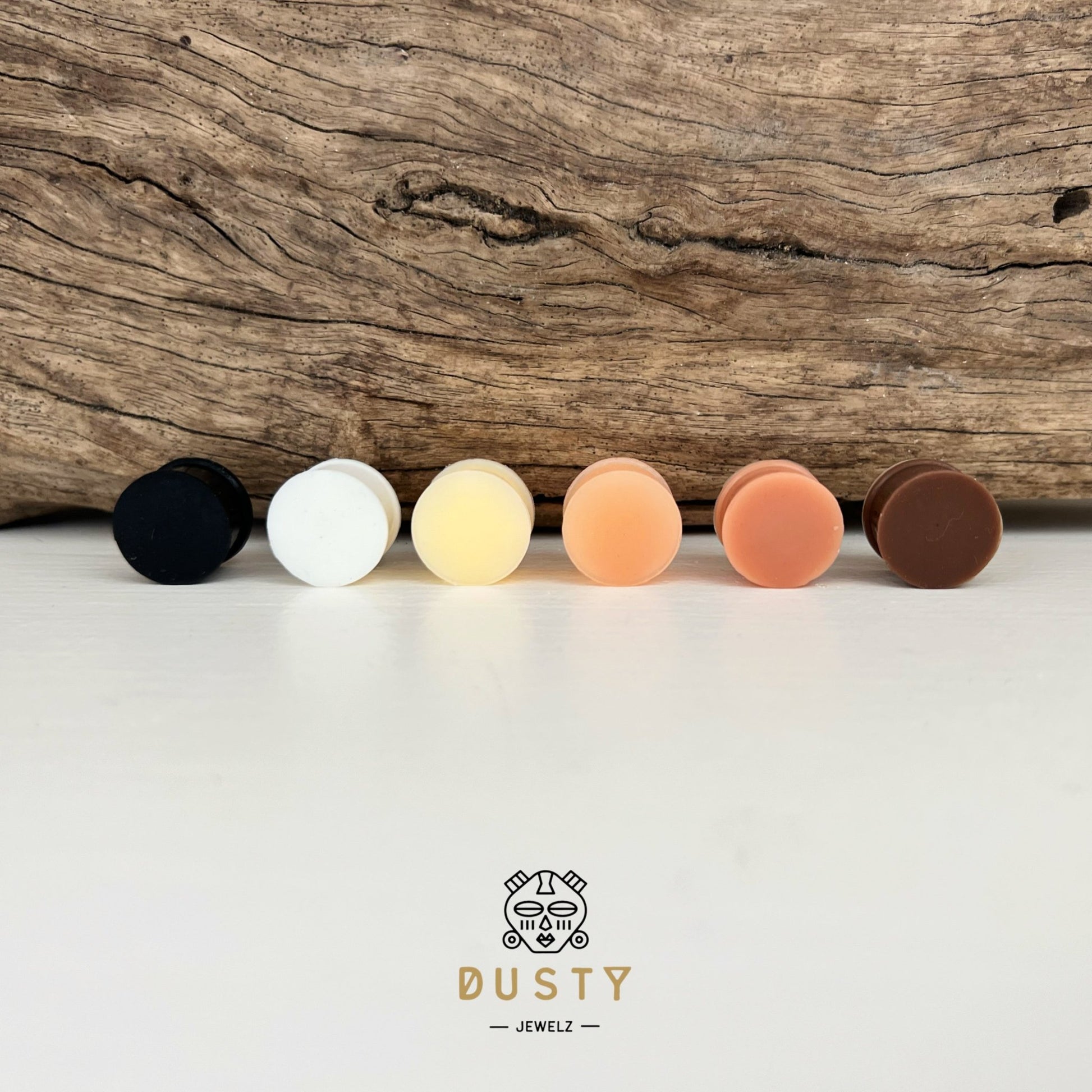 Hider Silicone Plugs | Skin Tones (28mm -50mm) - DustyJewelz