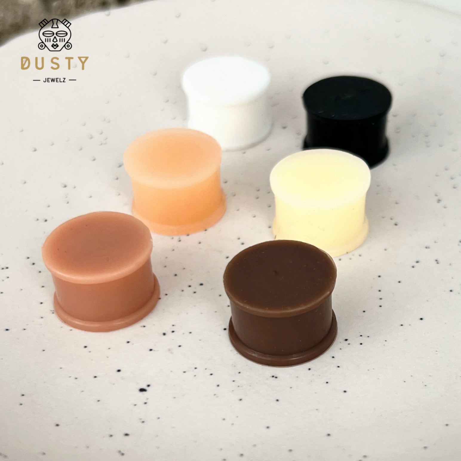 Hider Silicone Plugs | Skin Tones (28mm -50mm) - DustyJewelz