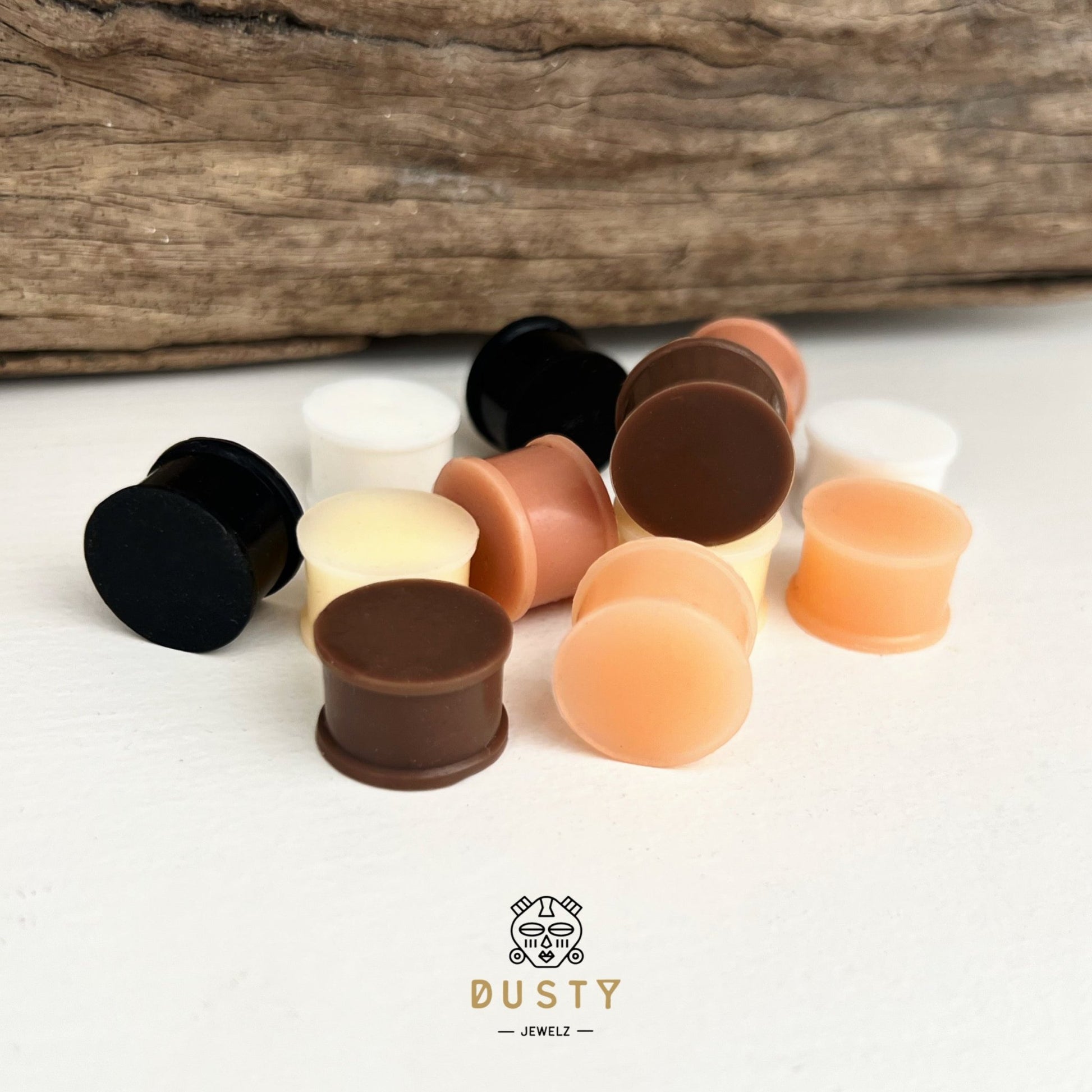 Hider Silicone Plugs | Skin Tones (28mm -50mm) - DustyJewelz