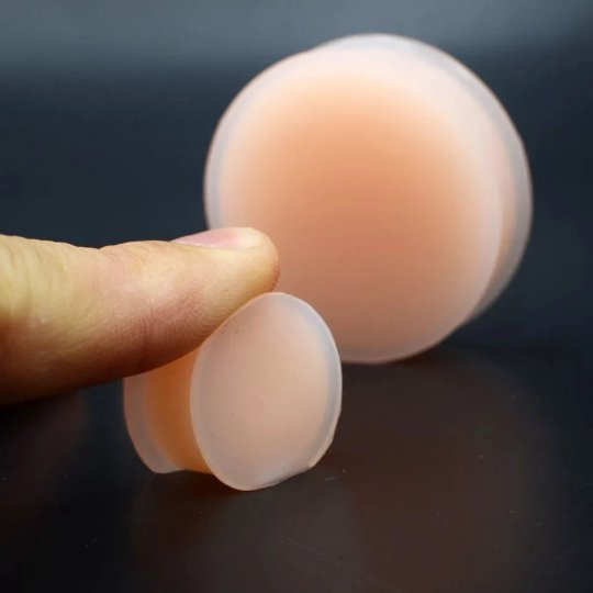 Hider Silicone Plugs | Skin Tones (28mm -50mm) - DustyJewelz