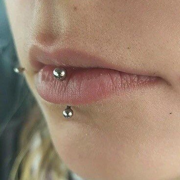 Lippy Loop Labret Ring | Lip Hugger U- Shaped Horseshoe - DustyJewelz
