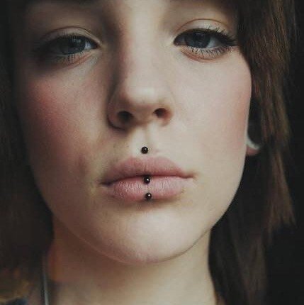 Lippy Loop Labret Ring | Lip Hugger U- Shaped Horseshoe - DustyJewelz