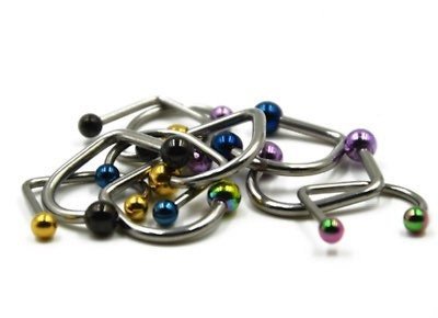 Lippy Loop Labret Ring | Lip Hugger U- Shaped Horseshoe - DustyJewelz