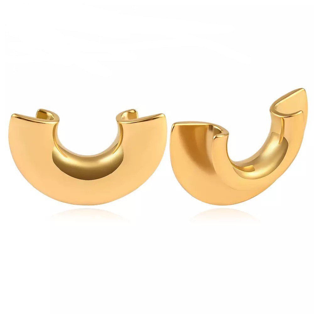 Lobe Shield Wrap Ear Saddle Spreaders | Steel Hangers - DustyJewelz