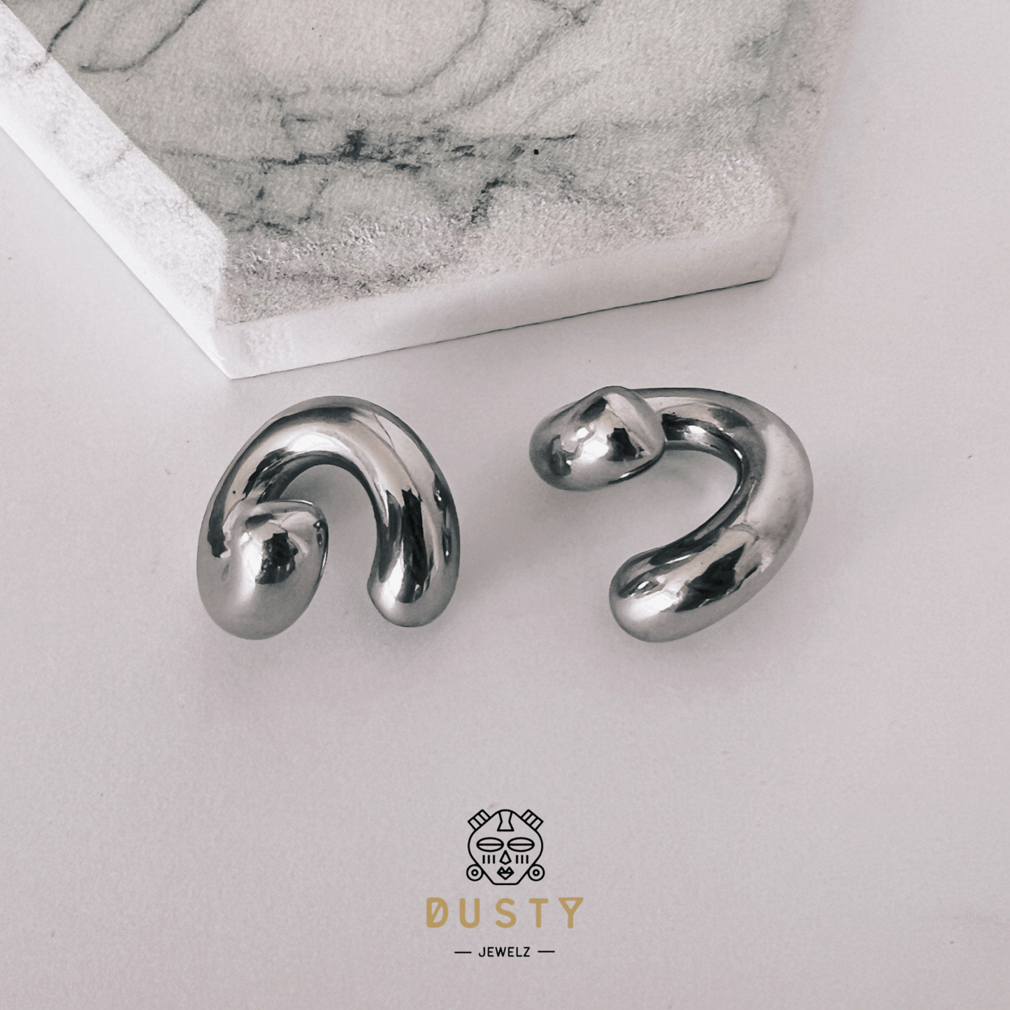 Lobe Wrap Cuffs Ear Hangers | Spiral Weights - DustyJewelz