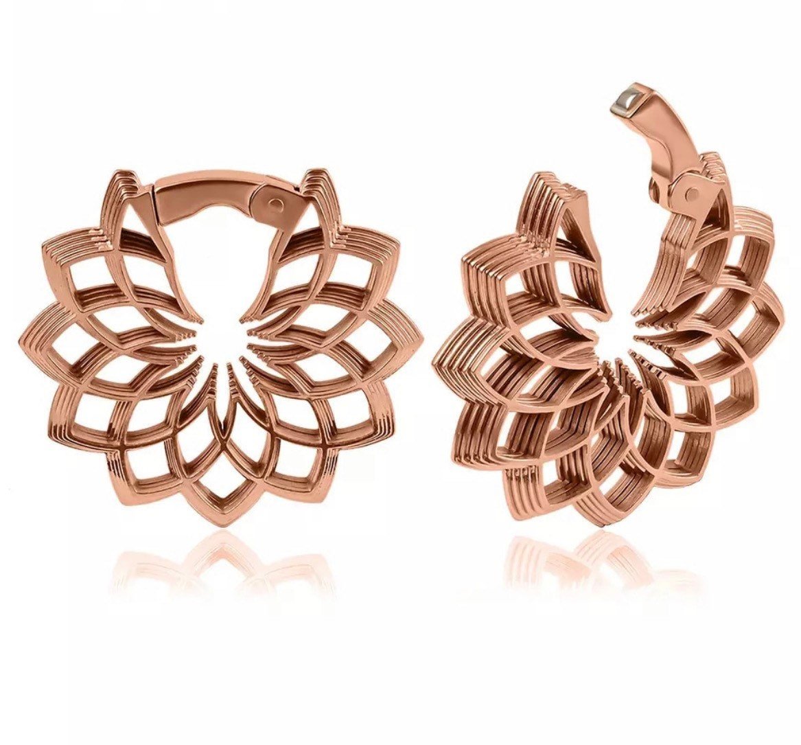 Mandala Ear Weights - DustyJewelz