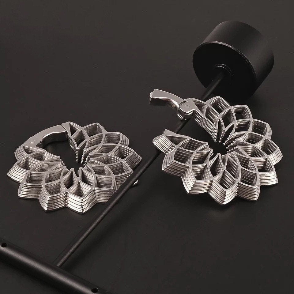 Mandala Ear Weights - DustyJewelz