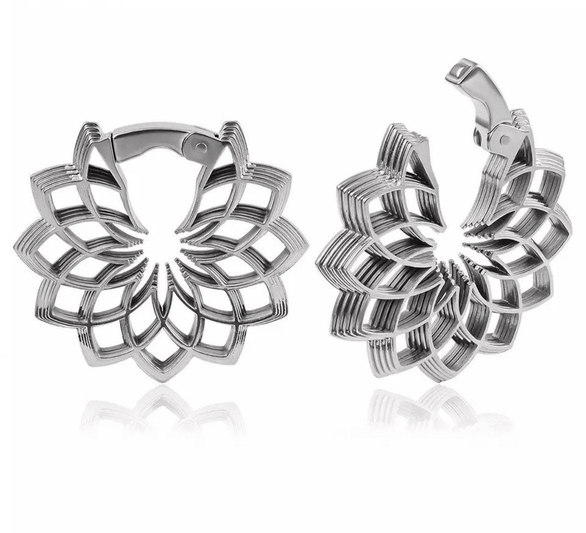Mandala Ear Weights - DustyJewelz