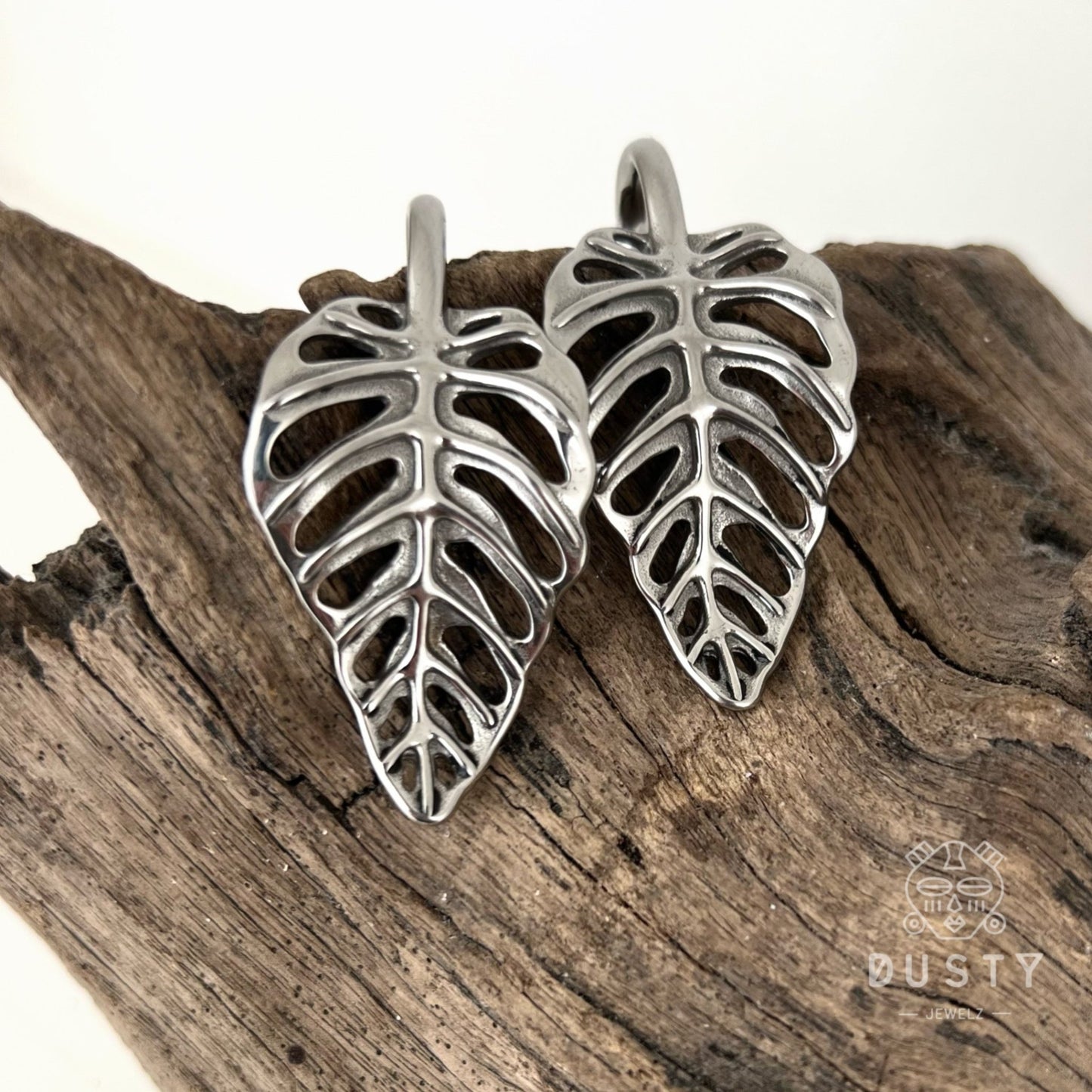 Monstera Leaf Ear Weights | Lobe Hangers