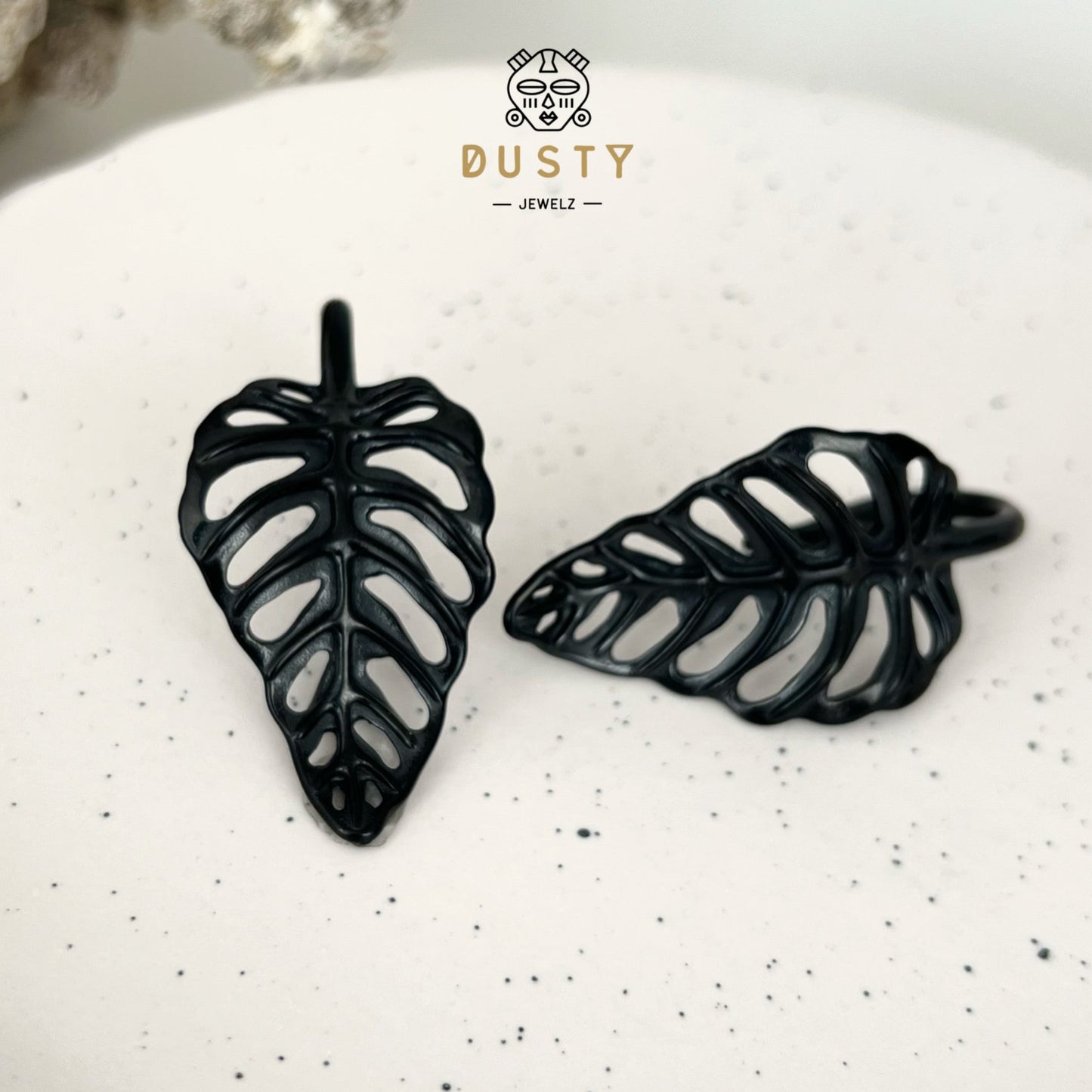 Monstera Leaf Ear Weights | Lobe Hangers