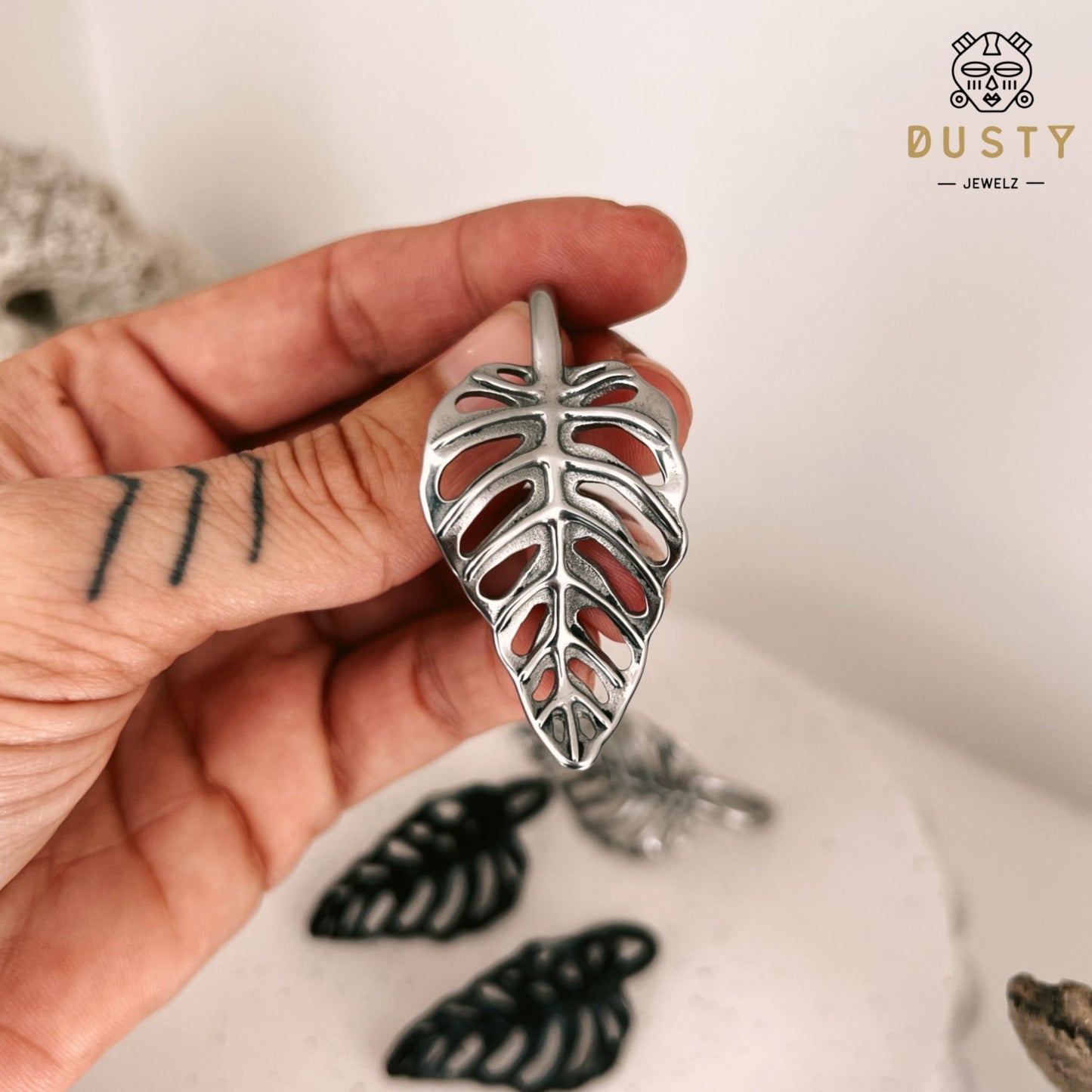 Monstera Leaf Ear Weights | Lobe Hangers