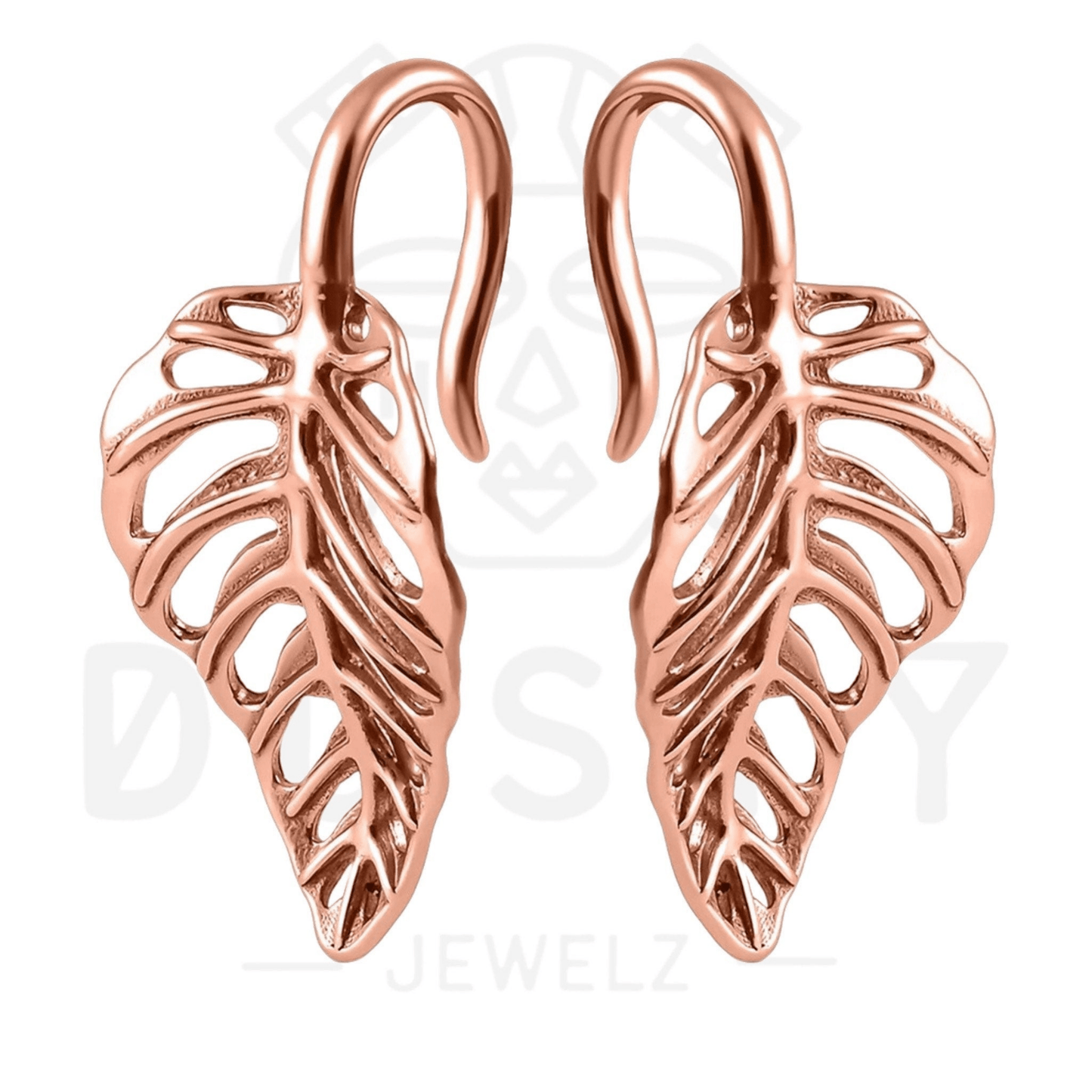Monstera Leaf Ear Weights | Lobe Hangers