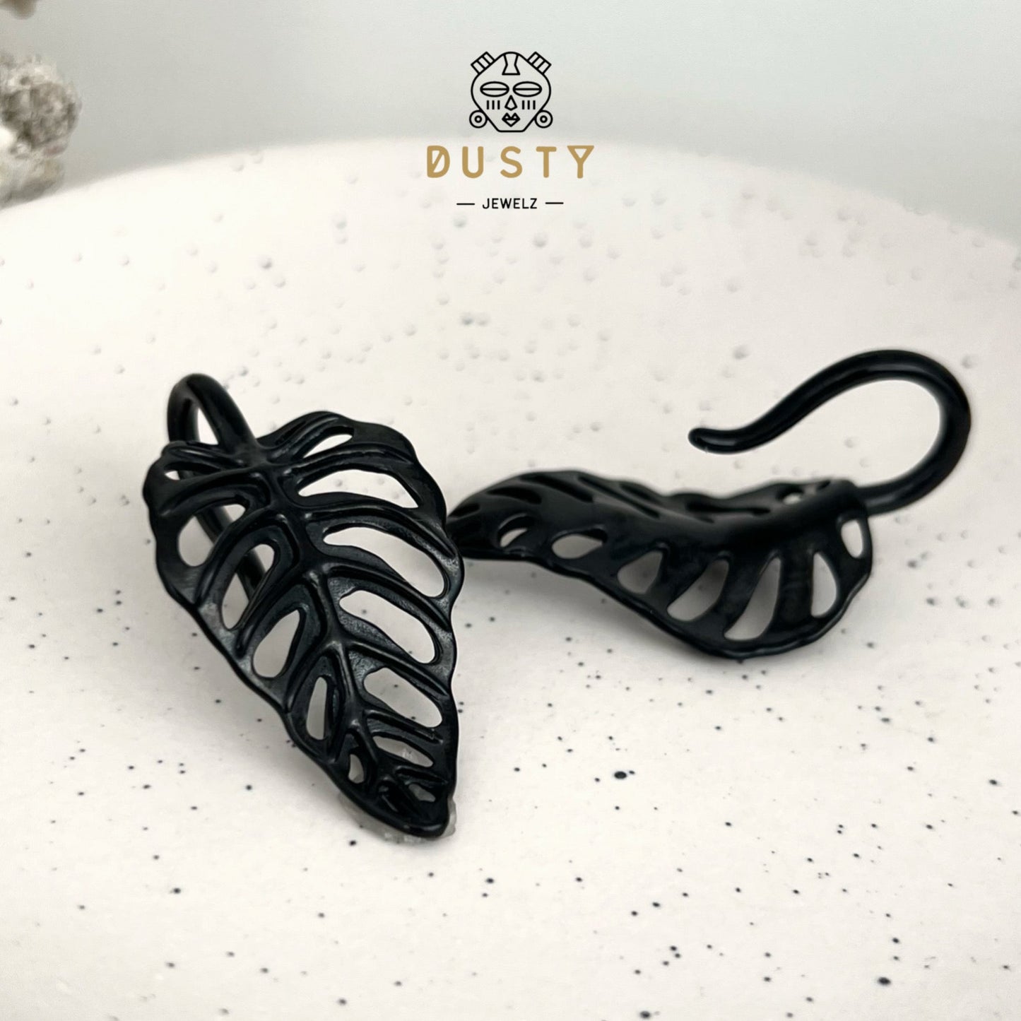 Monstera Leaf Ear Weights | Lobe Hangers