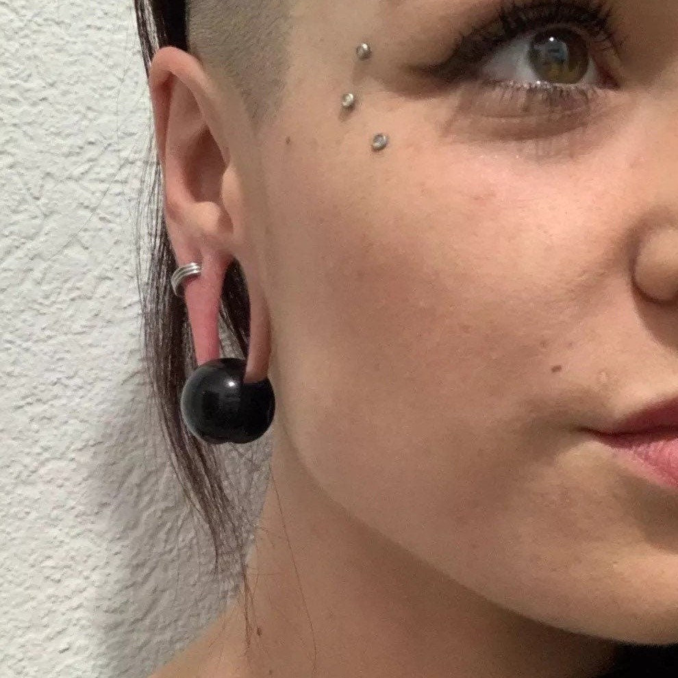 Moon Orb Ear Weights | Lobe Cuff