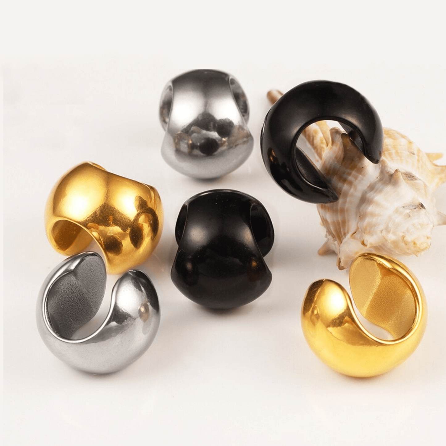 Moon Orb Ear Weights | Lobe Cuff