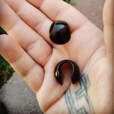 Moon Orb Ear Weights | Lobe Cuff