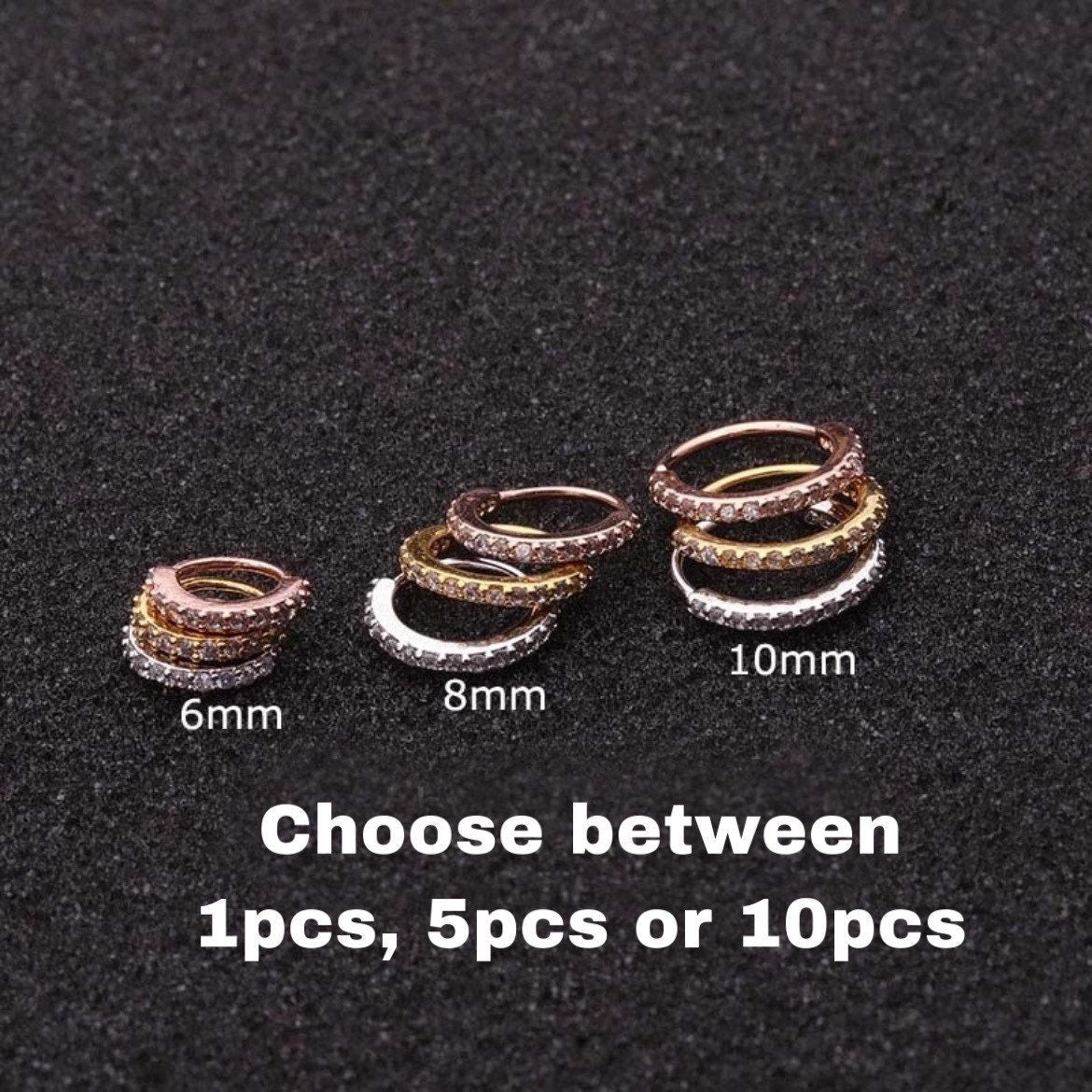 Bendable Multi Bling Ring | Zirconia Twist Rings Stackable