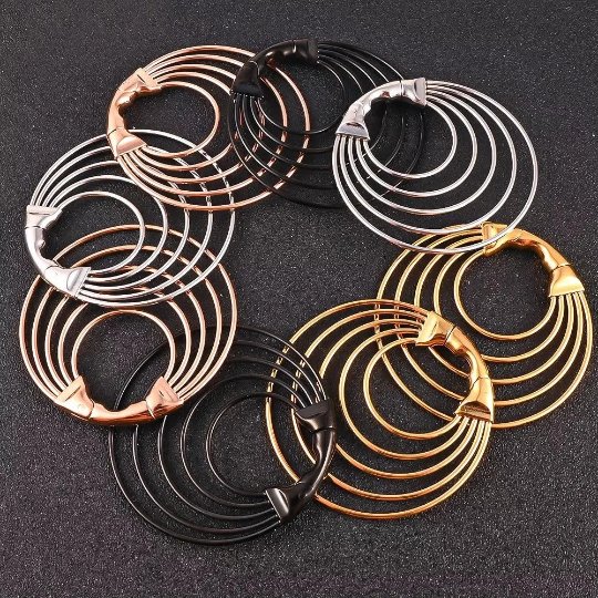 Multi Layered Hoop Ear Weights | Lobe Hangers