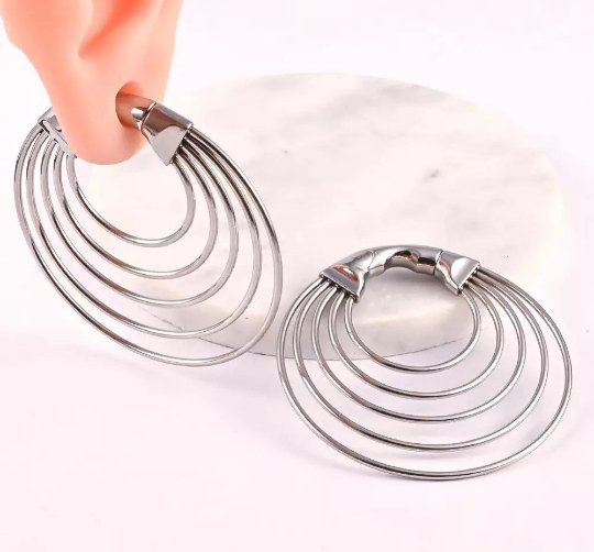Multi Layered Hoop Ear Weights | Lobe Hangers