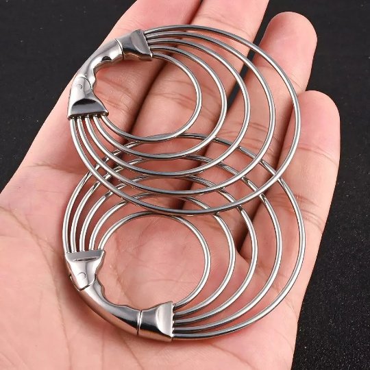 Multi Layered Hoop Ear Weights | Lobe Hangers
