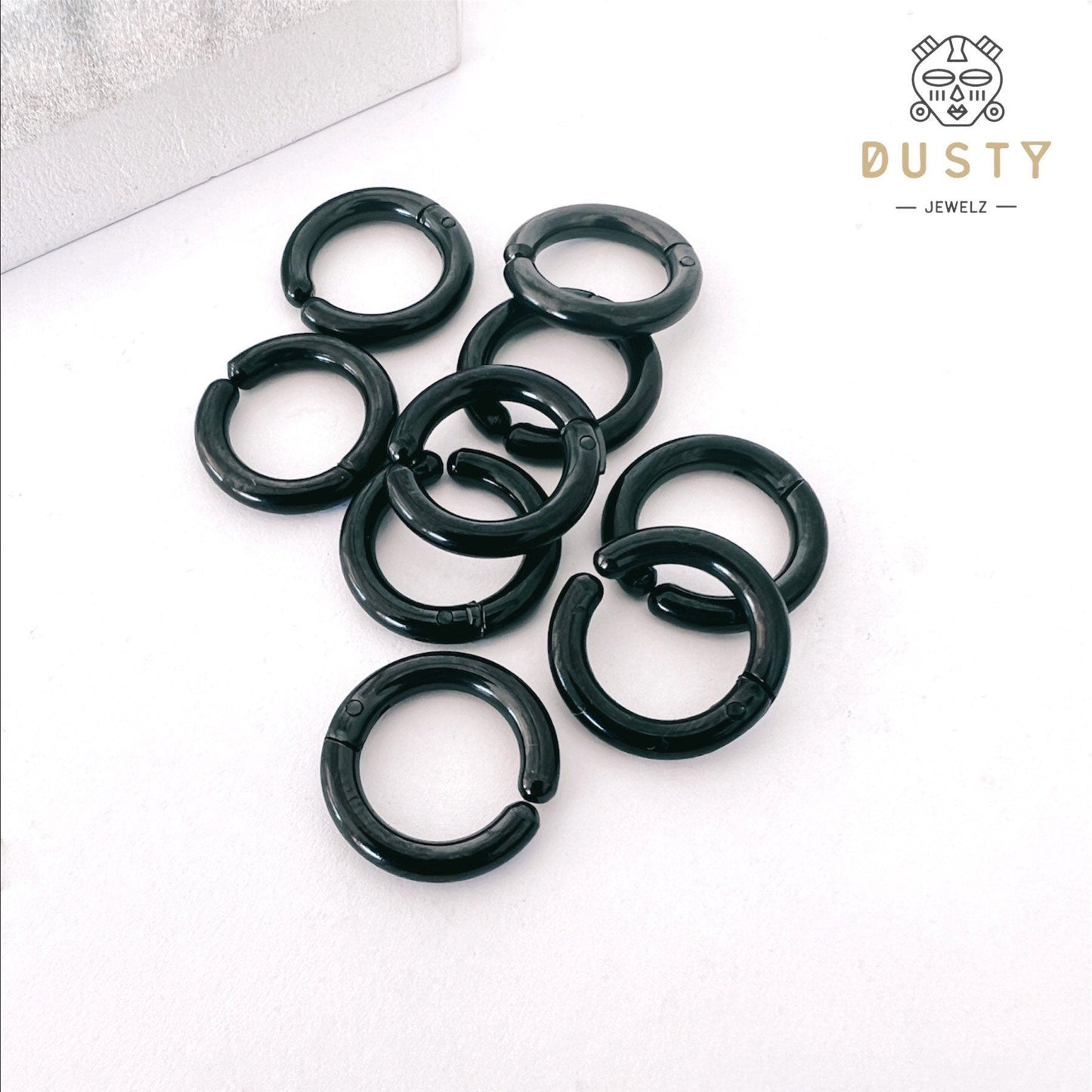 Multi Ring Stack For Stretched Ears | Easy Open & Close