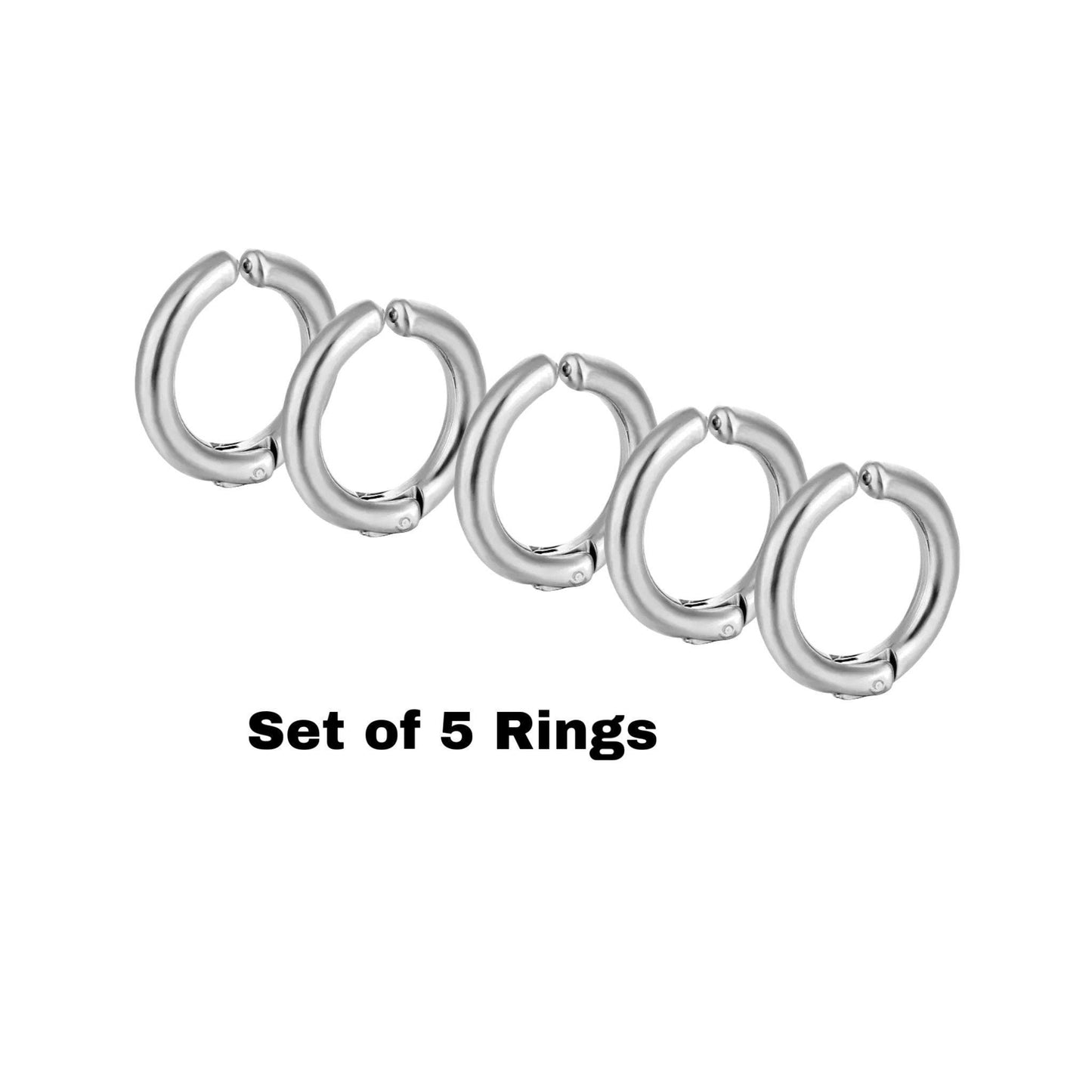 Multi Ring Stack For Stretched Ears | Easy Open & Close