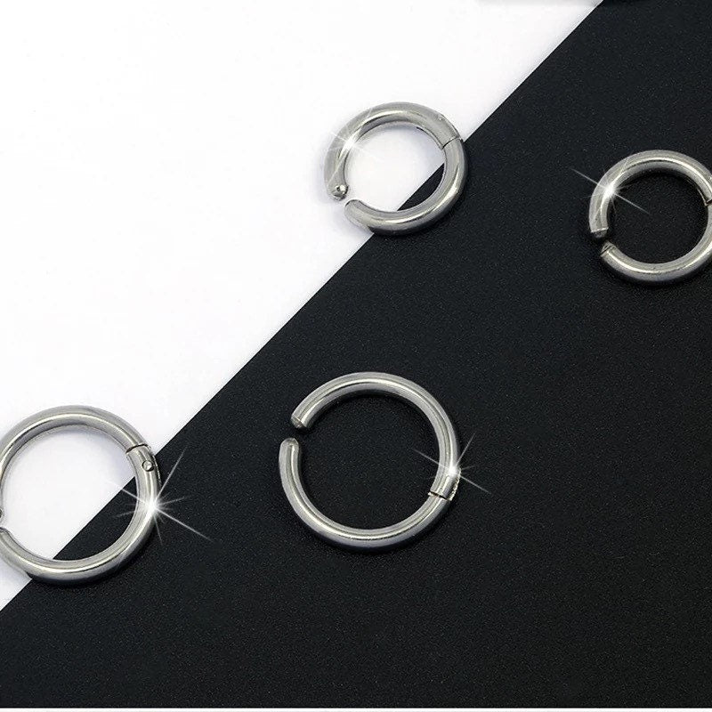 Multi Ring Stack For Stretched Ears | Easy Open & Close