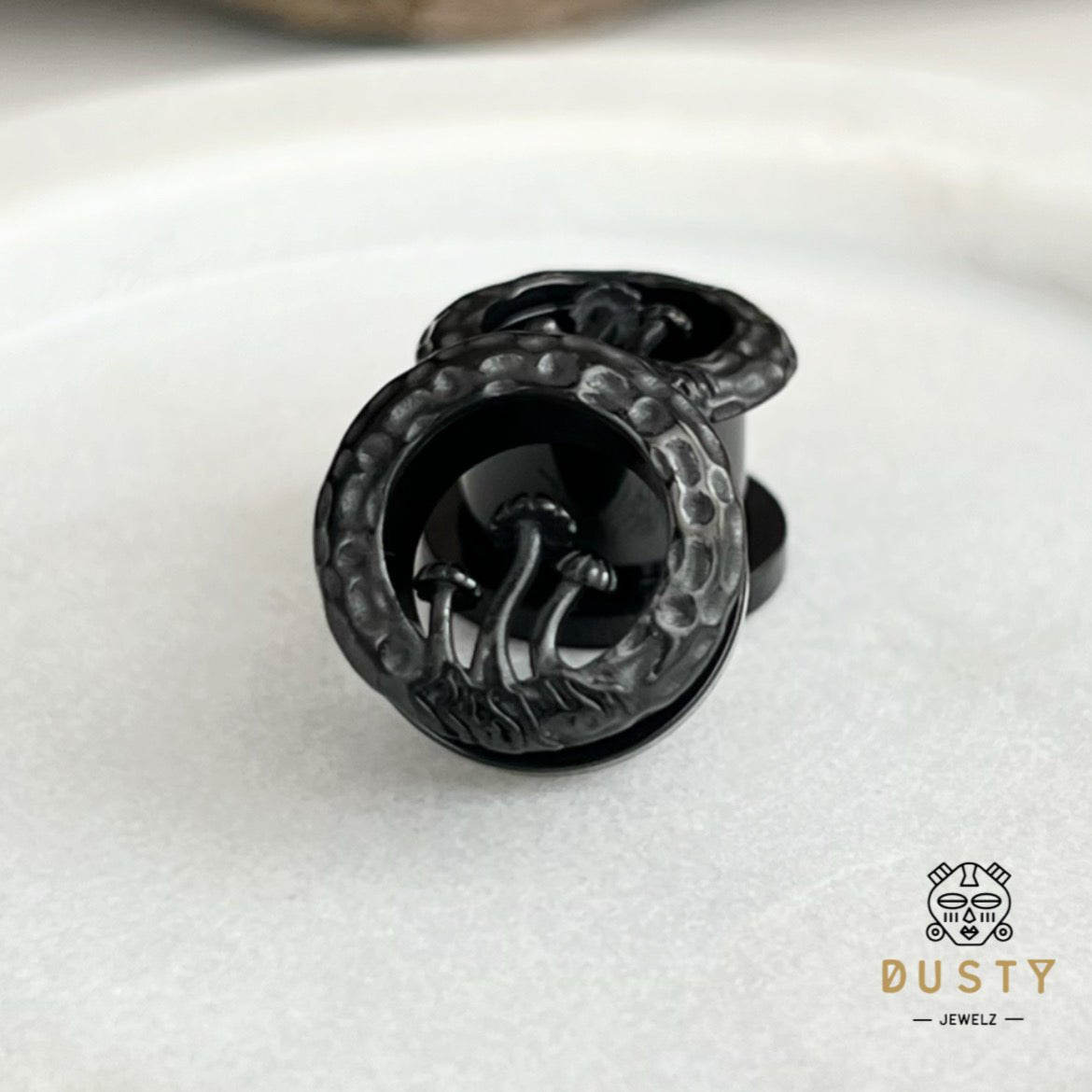 Mushroom Tunnels | Stainless Steel Double Flare Screw Backs