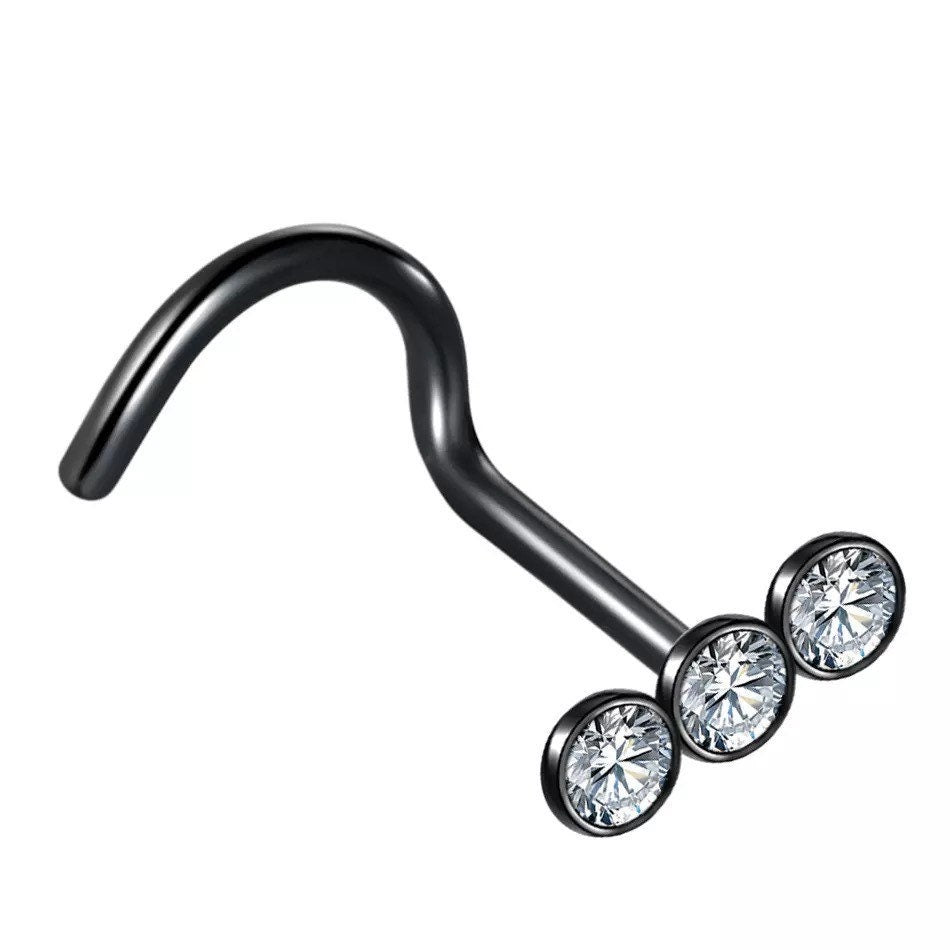 Nose Chain And Studs Set - DustyJewelz